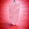 Colgante de cuarzo rosa punta pequeña