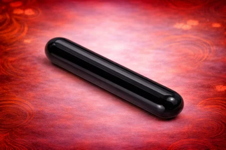 Masajeador doble de obsidiana pequeño