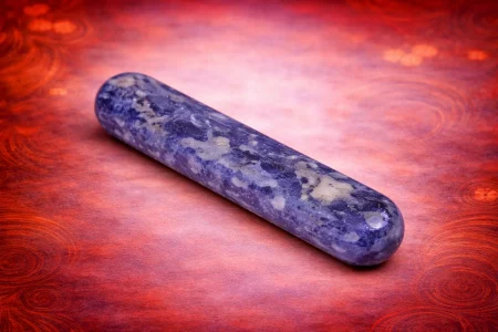 Masajeador doble de sodalita pequeño